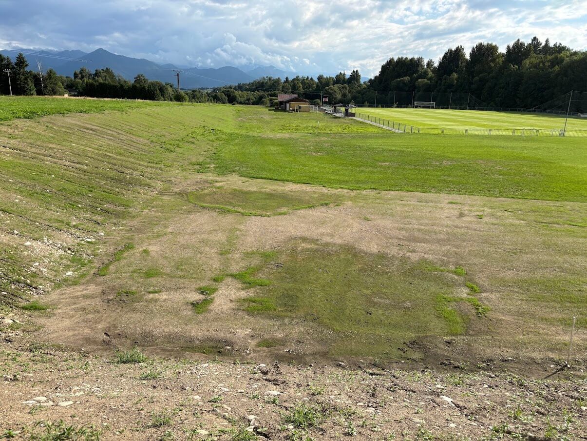 Spevňovanie svahu detail